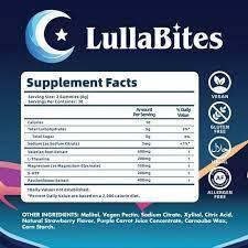 🍓 GOMITAS LullaBites® – Sueño Natural y Reparador sin Melatonina